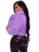 Faux Fur Coats For Women Grey Turndown Collar Long Sleeves Oversized Stretch Winter Coat