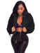 Faux Fur Coats For Women Grey Turndown Collar Long Sleeves Oversized Stretch Winter Coat