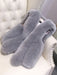 Faux Fur Coats Grey Sleeveless Casual Short Winter Vest Overcoat
