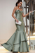 Floor Length Strapless Mermaid Evening Dress Dusty Sage Long Prom Dress - Prom Dresses
