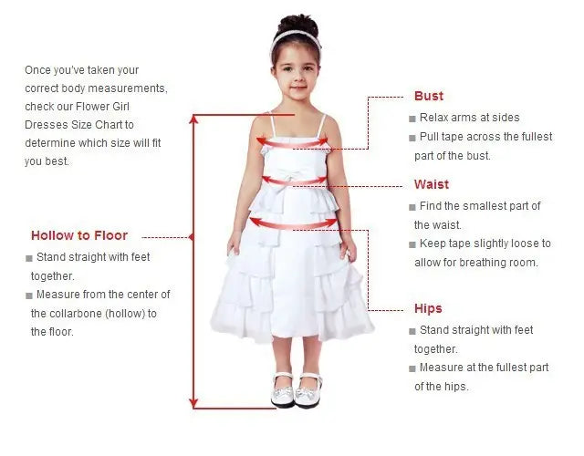 Flower Girl Measurement Guide
