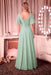 Bridelily Women's Flutter Sleeves Bridesmaid Dresses Square Neck Chiffon Maxi Dres