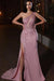 Glamorous Mermaid Prom Dress with Elegant One-Shoulder Applique and Daring Split
