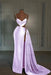 Glamorous Pink Prom Dress Sweetheart Spaghetti Strap with High Slit Trail - Prom Dresses