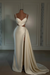 Ivory Prom Dress: Sweetheart Spaghetti Strap with High Slit Trail - Glamorous