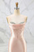 Glamorous Pink Shimmer Spaghetti Straps Satin Prom Dress