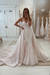 Glamorous Tulle Lace Mermaid Wedding Dress Blush Pink with Detachable Train - wedding dresses