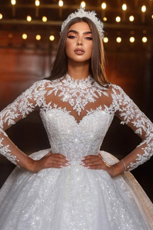 a line wedding dresses under 100 Duntery A-Line Applique Tulle Wedding Dress, As Picture