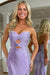 Glitter Diamonds Sweetheart Lace up Split Front Mermaid Prom Dresses