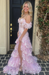 Glitter Sequins Off-the-shoulder Tulle Split Front A-Line Prom Dresses - Prom Dress
