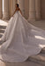 Luxury Glitter Strapless Aline Ball Gown Wedding Dress with Beadings