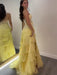Glitter Strapless Tiered Ruffle Corset Prom Dress Long with Slit - Prom Dresses