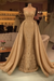 Gold Chic evening dresses long lace Prom dresses - Prom Dresses