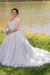 Gorgeous Half Sleeves Wedding Dress Aline Plus Size with Beadings