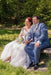 Gorgeous Half Sleeves Wedding Dress Aline Plus Size with Beadings