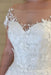 Gorgeous Off Shoulder White Lace Open Back White Lace Wedding Dresses
