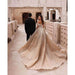 Gorgeous Off-the-Shoulder Crystal A-Line Wedding Dresses Chapel Train