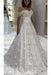Gorgeous Off the Shoulder Lace White Long Wedding Dress - Wedding Dresses