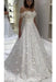 Gorgeous Off the Shoulder Lace White Long Wedding Dress - Wedding Dresses