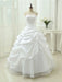 Gorgeous Sweetheart Beaded Ball Gowns Lace-Up Wedding Dresses - White / Floor Length - wedding dresses