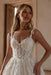 Gorgeous Tulle Lace Aline Wedding Dress Sweetheart with Chapel Train - Wedding Dresses