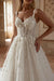 Gorgeous Tulle Lace Aline Wedding Dress Sweetheart with Chapel Train - Wedding Dresses