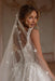Gorgeous Tulle Lace Aline Wedding Dress Sweetheart with Chapel Train - Wedding Dresses
