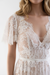Gorgeous V-Neck Cap Sleeves Lace Wedding Dresses - wedding dresses