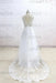 Graceful Appliques V-neck Tulle A-line Wedding Dress - Wedding Dresses