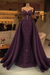 Grape Chic evening dresses long lace Prom dresses - Prom Dresses