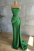 Green glitter evening dresses floor-length Prom Dress - Prom Dresses