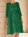 Emerald mother of the bride lace bodice knee dress with long duster