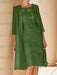 Olive Green mother of the bride lace bodice knee dress with long duster