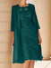 Peacock mother of the bride lace bodice knee dress with long duster