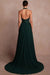 Halter Aline Evening Dress Glitter Chiffon Prom Dress with Sequins