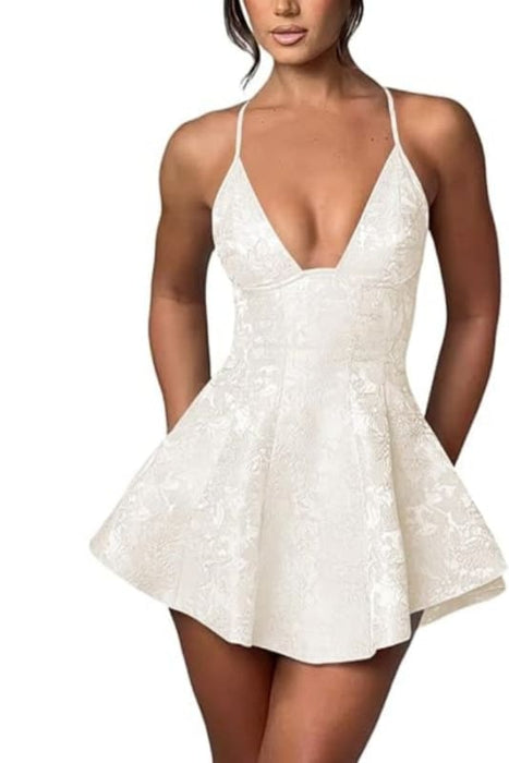 Satin Short Homecoming Dresses-Bridelily Satin Short Homecoming Dresses-Bridelily