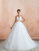 Wedding Dress 2021 Ball Gown Halter Sleeveless Floor Length Lace Tulle Bridal Gowns With Train