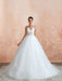 Wedding Dress 2021 Ball Gown Halter Sleeveless Floor Length Lace Tulle Bridal Gowns With Train