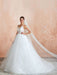 Wedding Dress 2021 Ball Gown Halter Sleeveless Floor Length Lace Tulle Bridal Gowns With Train