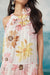 Halter Sleeveless Flowers Print Casual Wear Long Dress Summer Holiday Wear - Dresses