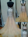 Trumpet/Mermaid Halter Sleeveless Tulle Sequin Court Train Dresses - Prom Dresses