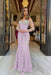 Heavy Sweetheart Mermaid Prom Dress Long Sleeves Strapless with Beadings