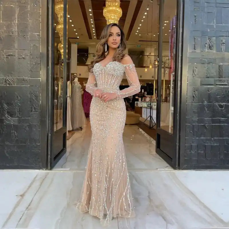 off-the-shoulder-beadings-mermaid-prom-dress-bridelily