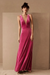 Velour Dress - Hot Pink