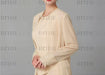 Long-Sleeve Chiffon Mother of the Bride Pantsuit with Jacket and Sequins