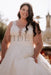Ivory Aline Wedding Dress Tulle Plus Size Bridal Dress with Lace Appliques - Wedding Dresses