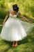 Ivory Chic Sweetheart Short Ball Gown Wedding Dresses Aline Tulle