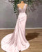 Ivory Elegant One-Shoulder Appliqued Mermaid Prom Dress with Ruffles