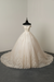 Ivory wedding dresses ball gown off the shoulder short sleeve natural waist lace applique tulle bridal dress