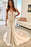 Ivory Satin Gorgeous Lace Spaghetti Strap Vintage Mermaid Wedding Dress - Wedding Dresses